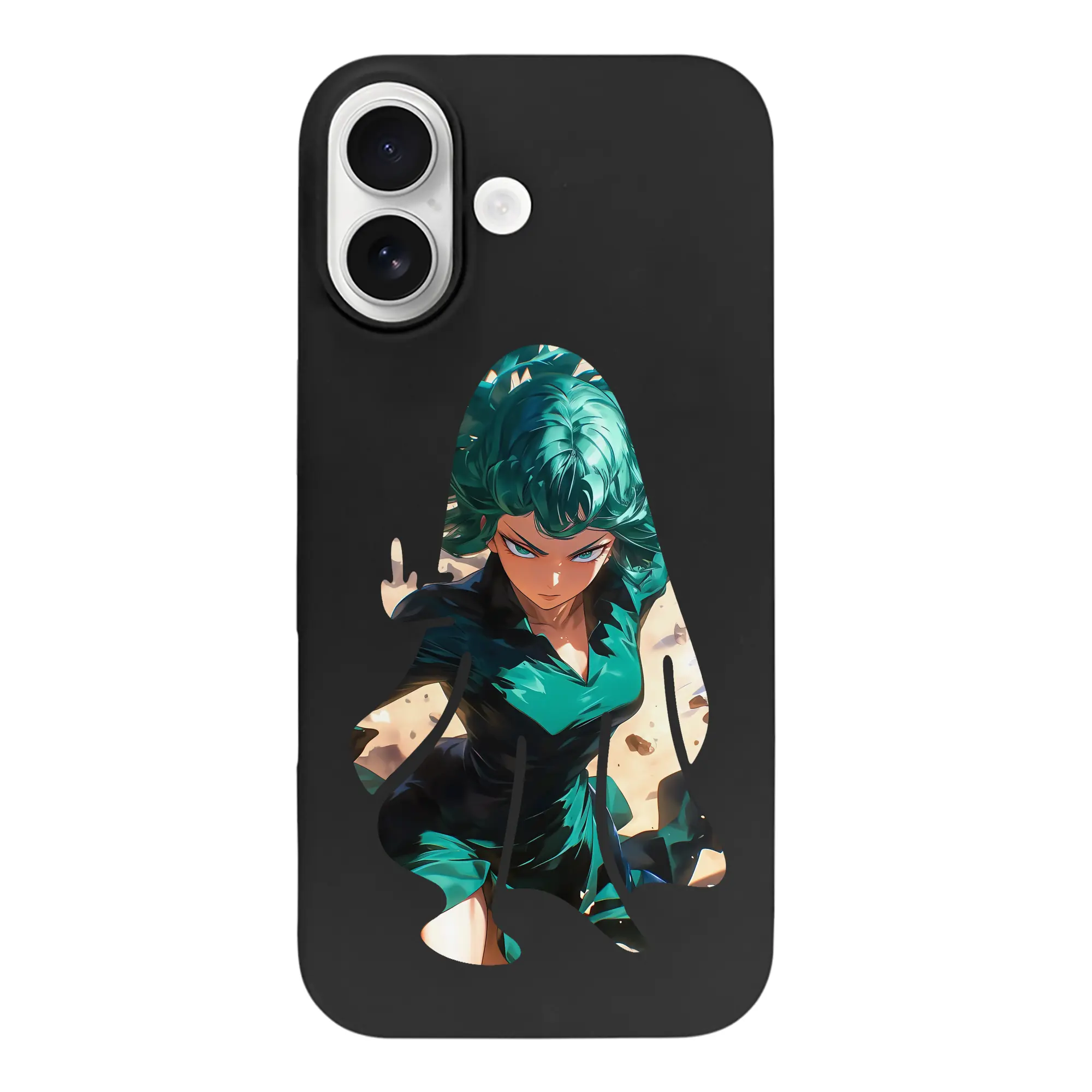 ワンパンマン グッズ 戦慄のタツマキ - iPhone 17 シリーズ シリコンケース 薄型 耐衝撃 指紋防止 ソフトタッチカバー 精密フィット 傷防止 保護ケース iPhone 17/17 Air/17 Pro/17 Pro Max 対応